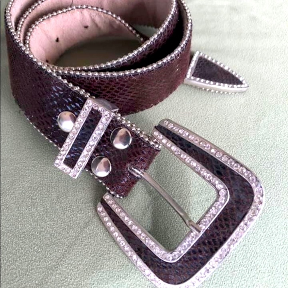 Chocolate Western Belt